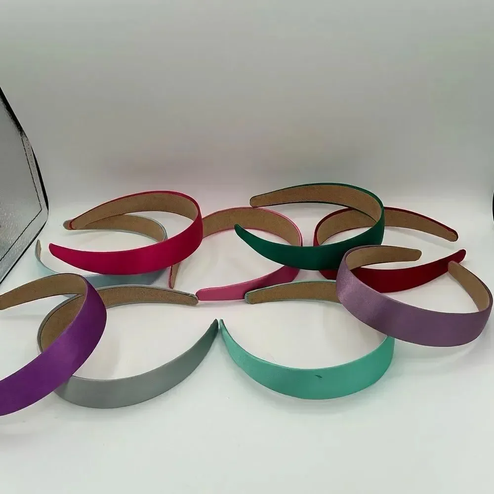 7 Colorful Women/girls Headband Set- new, a couple spots from dye transfer